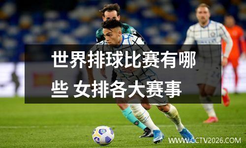 世界排球比赛有哪些 女排各大赛事