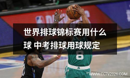 世界排球锦标赛用什么球 中考排球用球规定