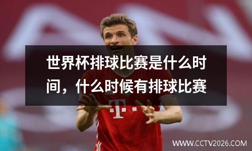 世界杯排球比赛是什么时间，什么时候有排球比赛