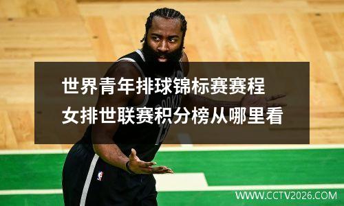 世界青年排球锦标赛赛程 女排世联赛积分榜从哪里看