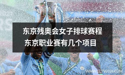 东京残奥会女子排球赛程 东京职业赛有几个项目