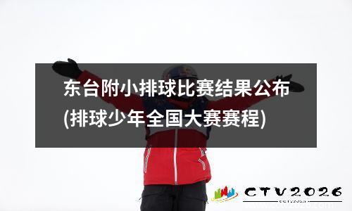 东台附小排球比赛结果公布(排球少年全国大赛赛程)