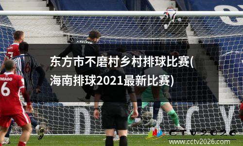东方市不磨村乡村排球比赛(海南排球2021最新比赛)