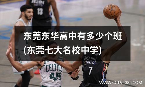 东莞东华高中有多少个班(东莞七大名校中学)