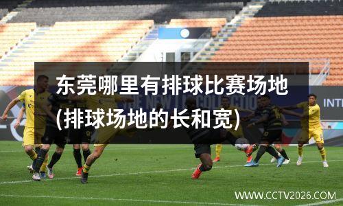 东莞哪里有排球比赛场地(排球场地的长和宽)
