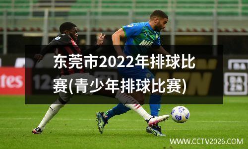 东莞市2022年排球比赛(青少年排球比赛)