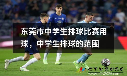 东莞市中学生排球比赛用球，中学生排球的范围