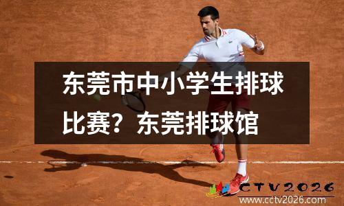 东莞市中小学生排球比赛？东莞排球馆