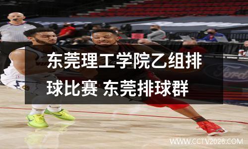 东莞理工学院乙组排球比赛 东莞排球群