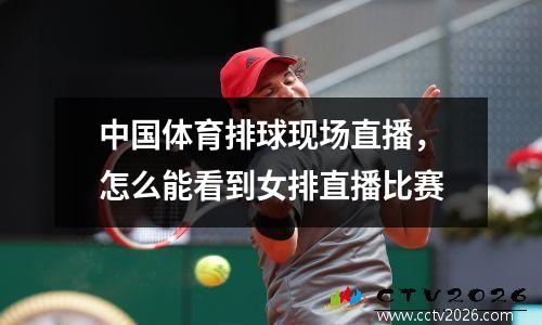 中国体育排球现场直播，怎么能看到女排直播比赛