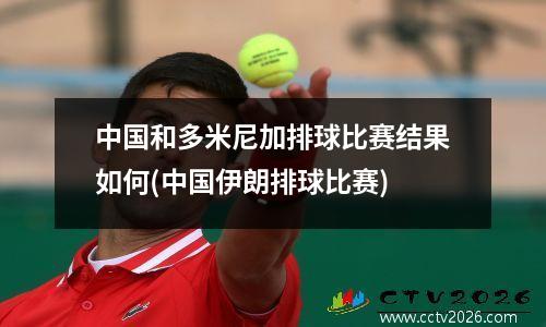中国和多米尼加排球比赛结果如何(中国伊朗排球比赛)