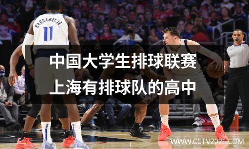 中国大学生排球联赛 上海有排球队的高中