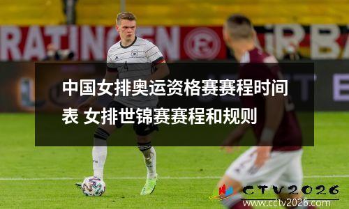 中国女排奥运资格赛赛程时间表 女排世锦赛赛程和规则