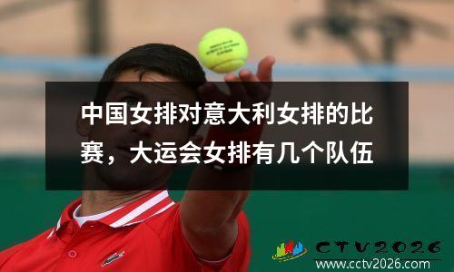 中国女排对意大利女排的比赛，大运会女排有几个队伍