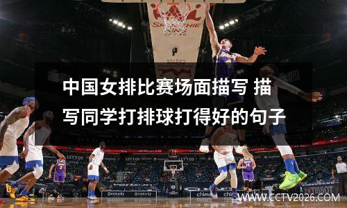 中国女排比赛场面描写 描写同学打排球打得好的句子