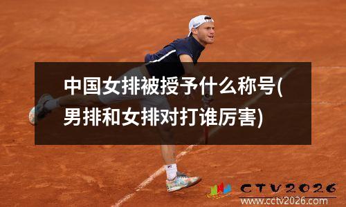 中国女排被授予什么称号(男排和女排对打谁厉害)