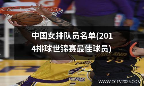 中国女排队员名单(2014排球世锦赛最佳球员)