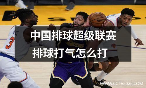 中国排球超级联赛 排球打气怎么打
