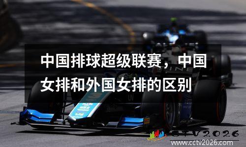 中国排球超级联赛，中国女排和外国女排的区别