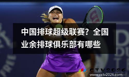 中国排球超级联赛？全国业余排球俱乐部有哪些