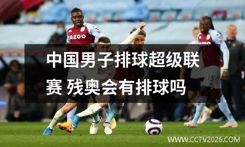 中国男子排球超级联赛 残奥会有排球吗