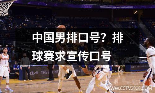 中国男排口号？排球赛求宣传口号