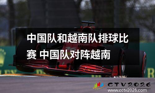 中国队和越南队排球比赛 中国队对阵越南