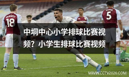 中垌中心小学排球比赛视频？小学生排球比赛视频
