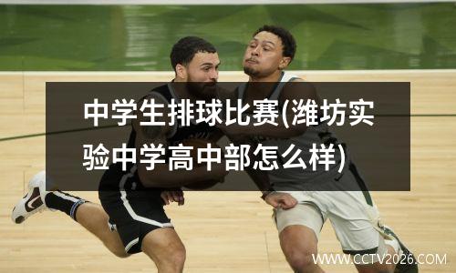 中学生排球比赛(潍坊实验中学高中部怎么样)