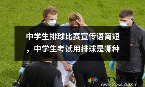 中学生排球比赛宣传语简短，中学生考试用排球是哪种