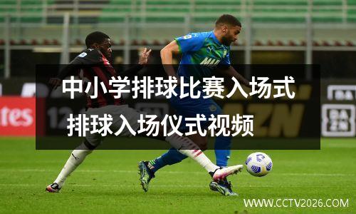 中小学排球比赛入场式 排球入场仪式视频
