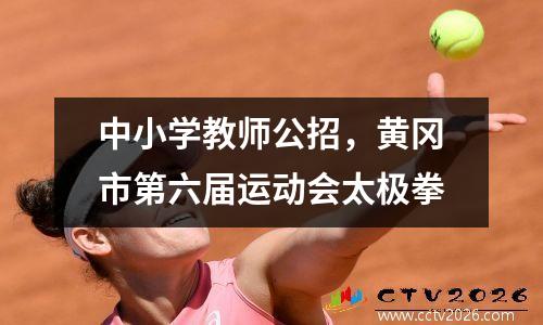 中小学教师公招，黄冈市第六届运动会太极拳