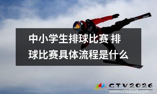 中小学生排球比赛 排球比赛具体流程是什么