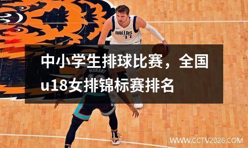 中小学生排球比赛，全国u18女排锦标赛排名