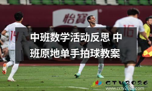 中班数学活动反思 中班原地单手拍球教案