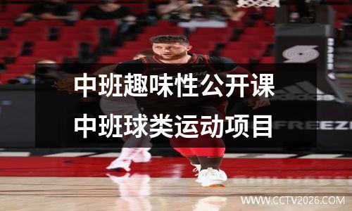 中班趣味性公开课 中班球类运动项目