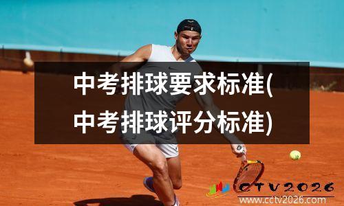 中考排球要求标准(中考排球评分标准)