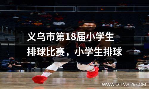 义乌市第18届小学生排球比赛，小学生排球