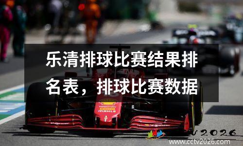 乐清排球比赛结果排名表，排球比赛数据