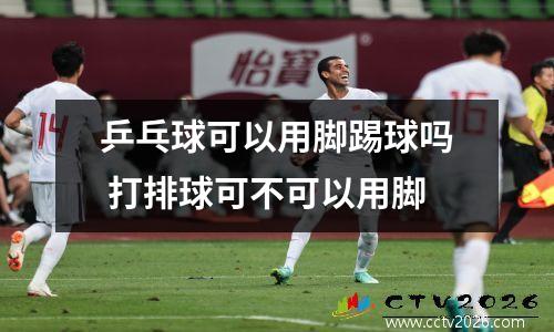 乒乓球可以用脚踢球吗 打排球可不可以用脚