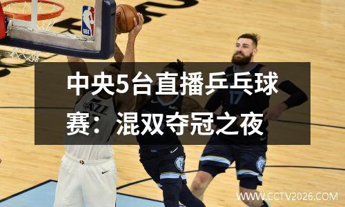 中央5台直播乒乓球赛：混双夺冠之夜