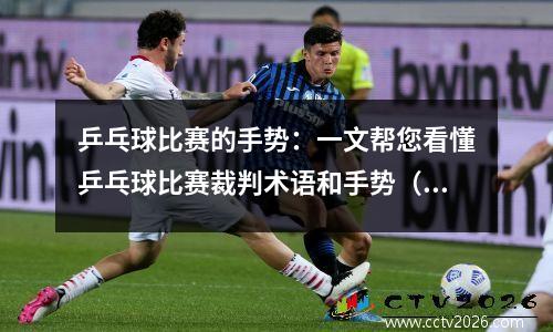 乒乓球比赛的手势：一文帮您看懂乒乓球比赛裁判术语和手势（比如擦边）