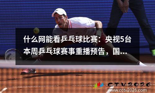 什么网能看乒乓球比赛：央视5台本周乒乓球赛事重播预告，国乒精华合集
