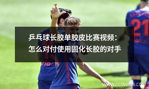 乒乓球长胶单胶皮比赛视频：怎么对付使用固化长胶的对手