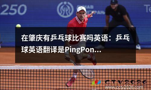 在肇庆有乒乓球比赛吗英语：乒乓球英语翻译是PingPong还是table tennis
