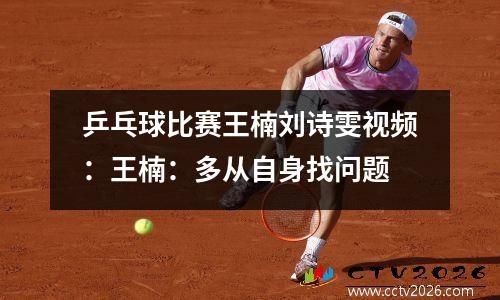乒乓球比赛王楠刘诗雯视频：王楠：多从自身找问题