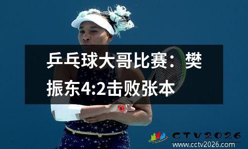 乒乓球大哥比赛：樊振东4:2击败张本