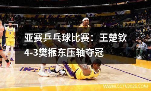 亚赛乒乓球比赛：王楚钦4-3樊振东压轴夺冠