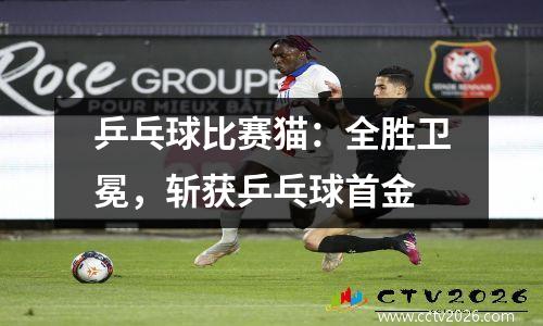 乒乓球比赛猫：全胜卫冕，斩获乒乓球首金