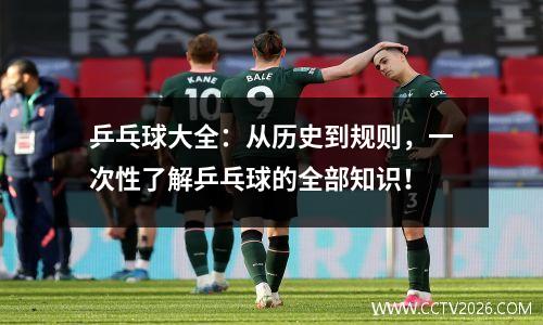 乒乓球大全：从历史到规则，一次性了解乒乓球的全部知识！